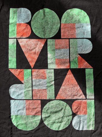 Bon Iver concert t-shirt