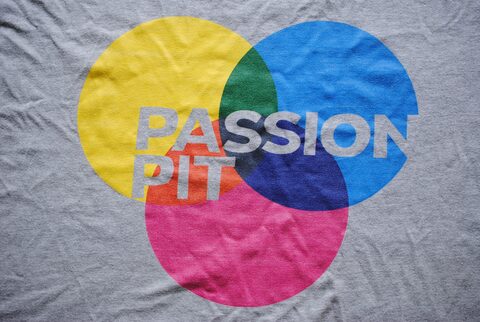 Passion Pit "CMY Logo" band shirt