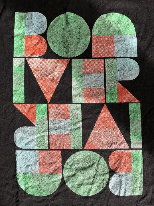 Bon Iver concert t-shirt