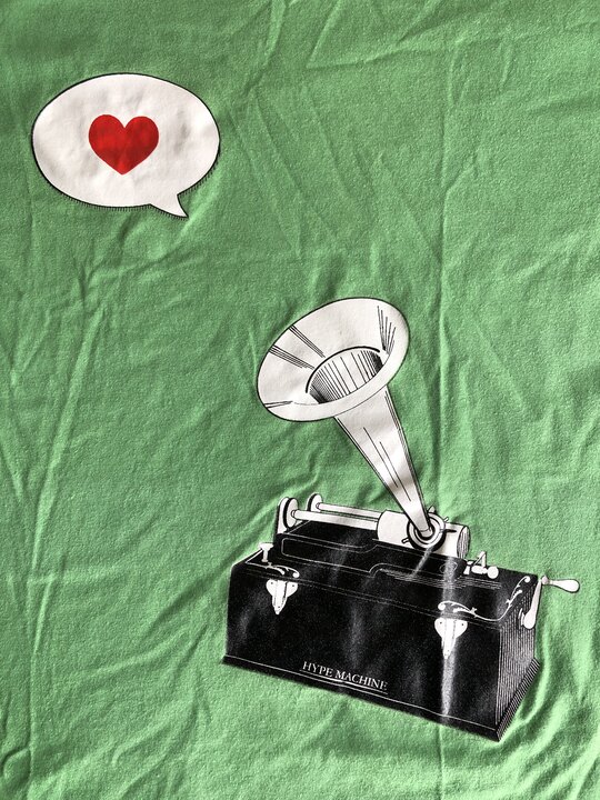 Hype Machine merch shirt