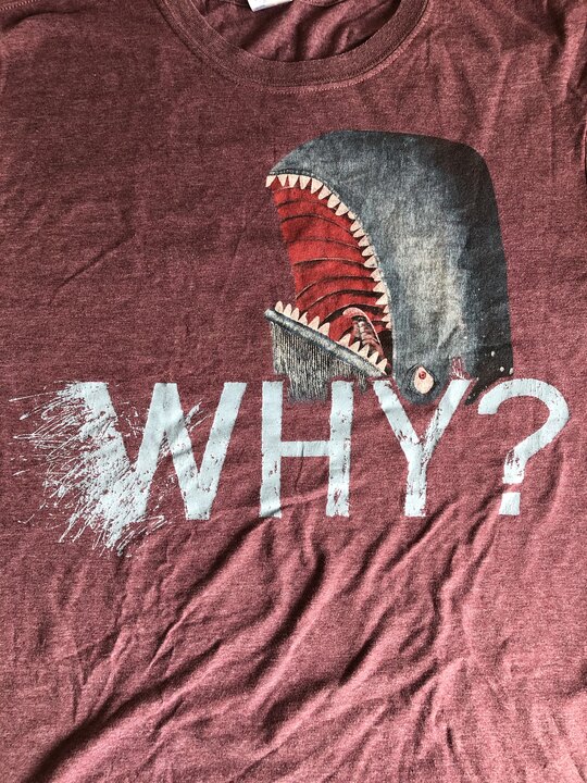 WHY? shirt, front